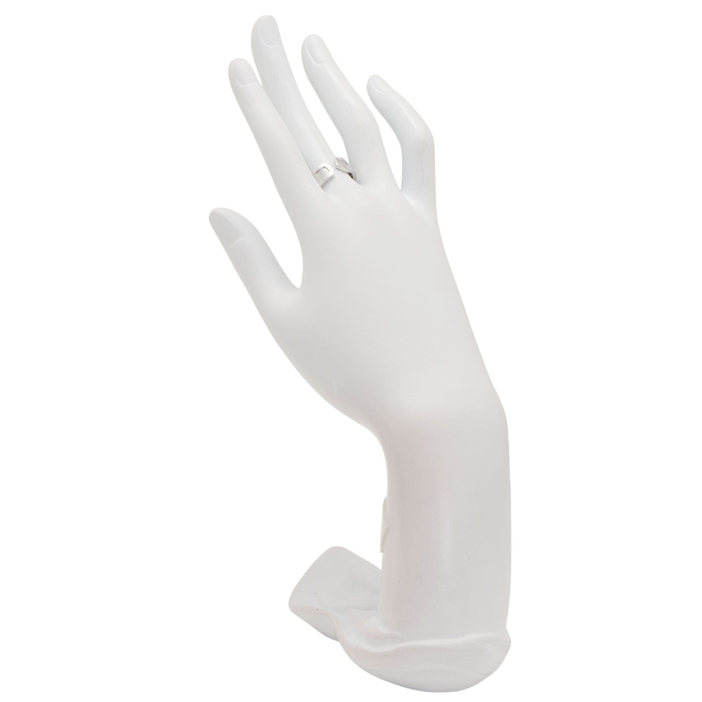 Cartier 2C C Do Ring 18K White Gold B4040500