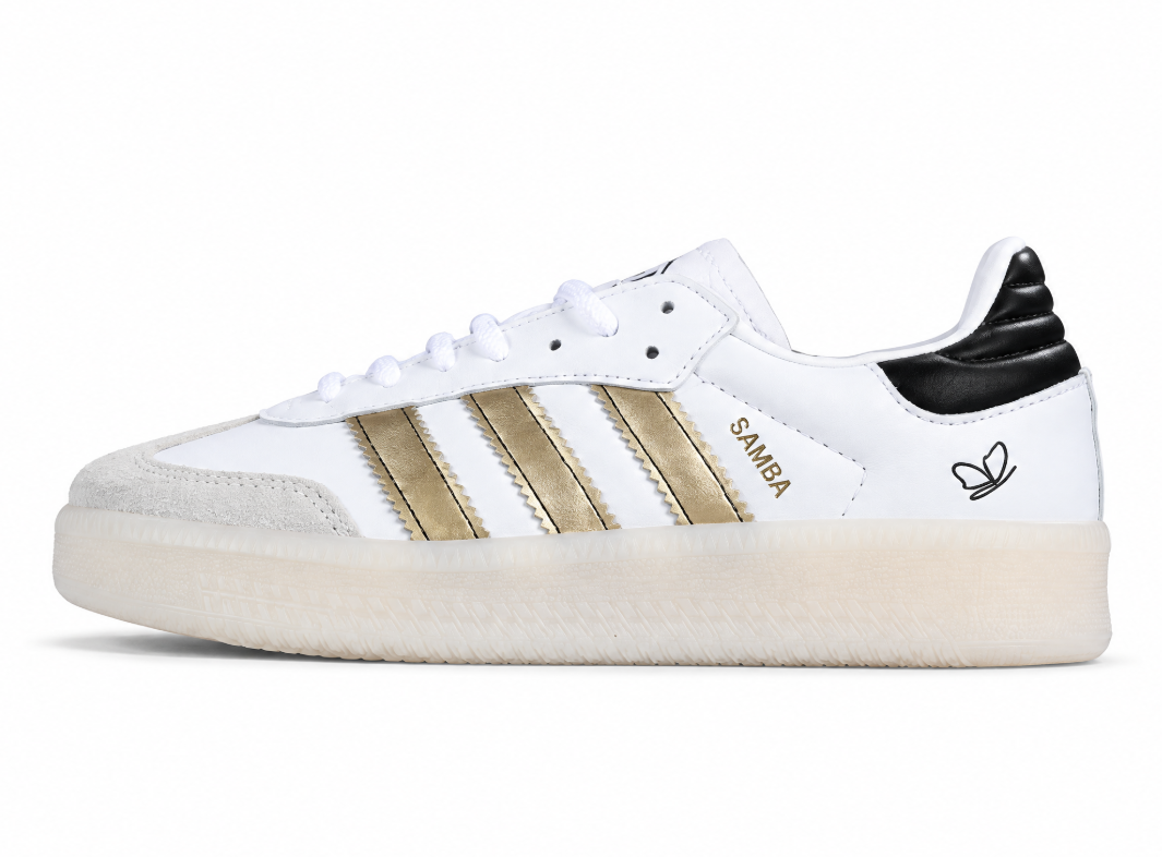Adidas Sym Samba Xlg White/Gold/Black IH8643
