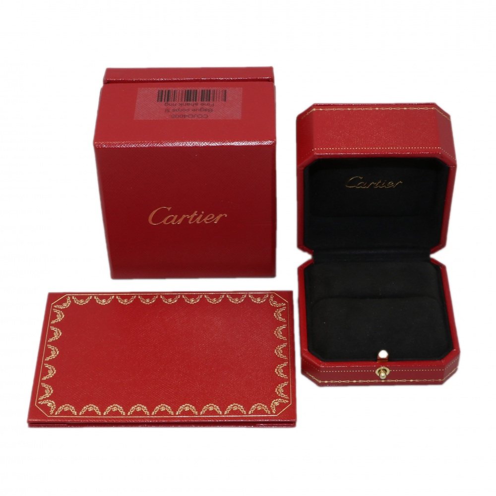 Cartier Mayon Pantale Ring 18K White Gold