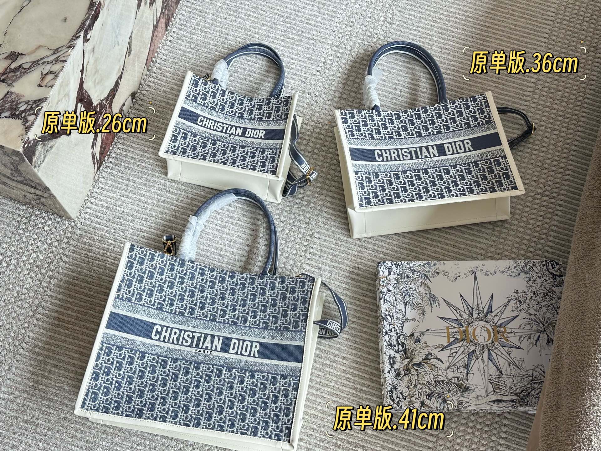 Dior Tote Shopping Bag - cnluxepick