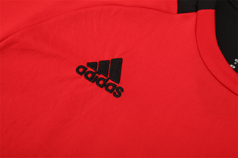 2008/09 AC Milan Retro Short Sleeves Training Jersey - Red 5