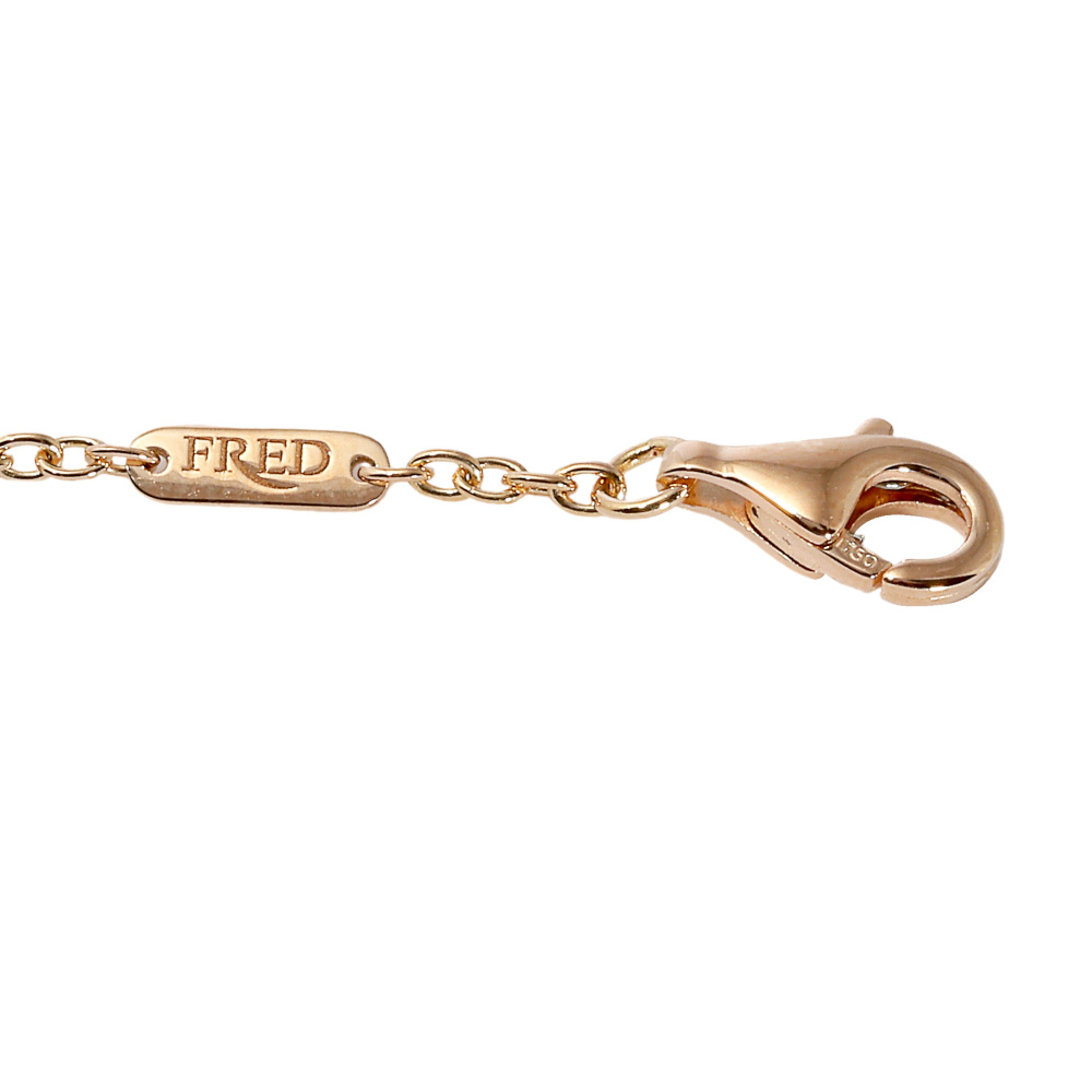 FRED Chance Amphini Full Diamond Bracelet 18K Rose Gold 6B0996