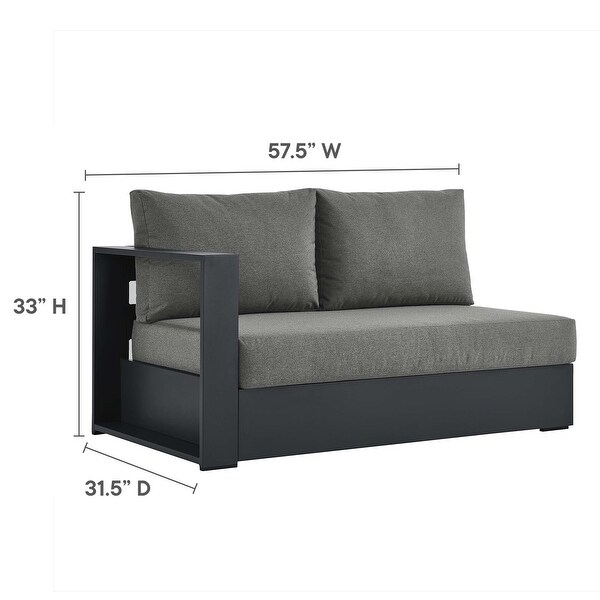 Tahoe Patio Aluminum Modular LeftFacing Loveseat
