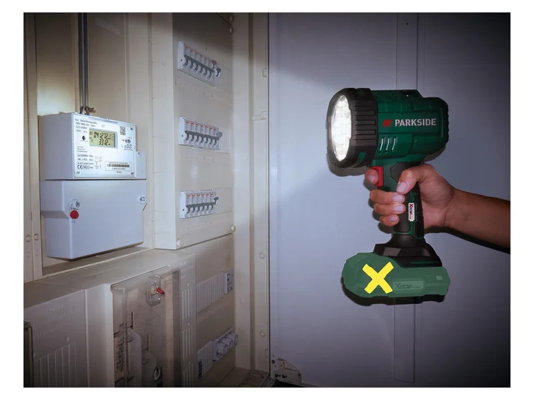 PARKSIDE® Lampe torche LED sans fil HLA 20-Li A1, 20 V