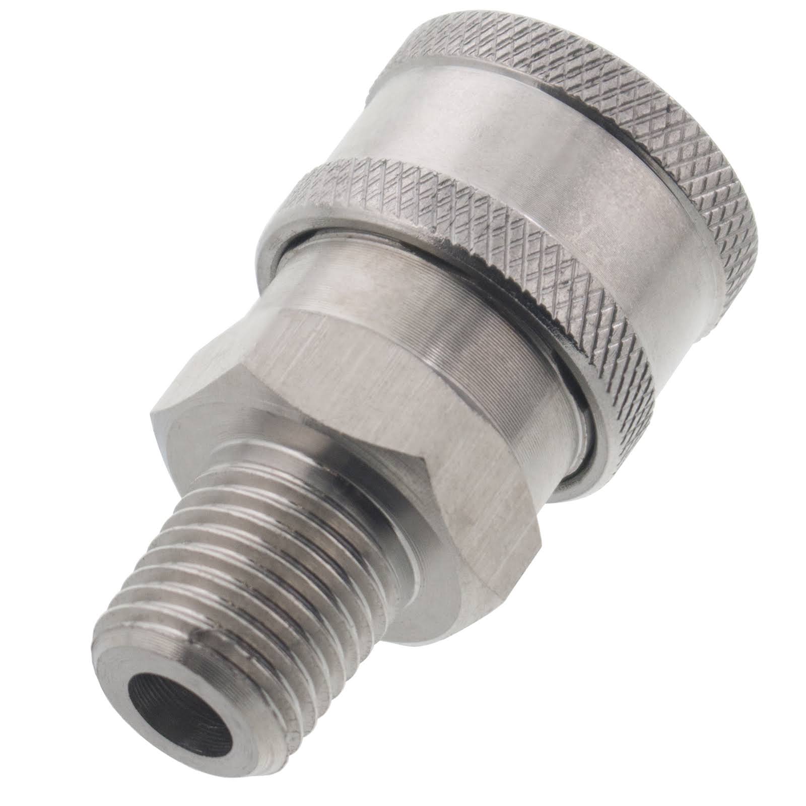 Erie Tools 25 Pressure Washer 1/4x22 MNPT to Male Quick Connect Stainless Coupler