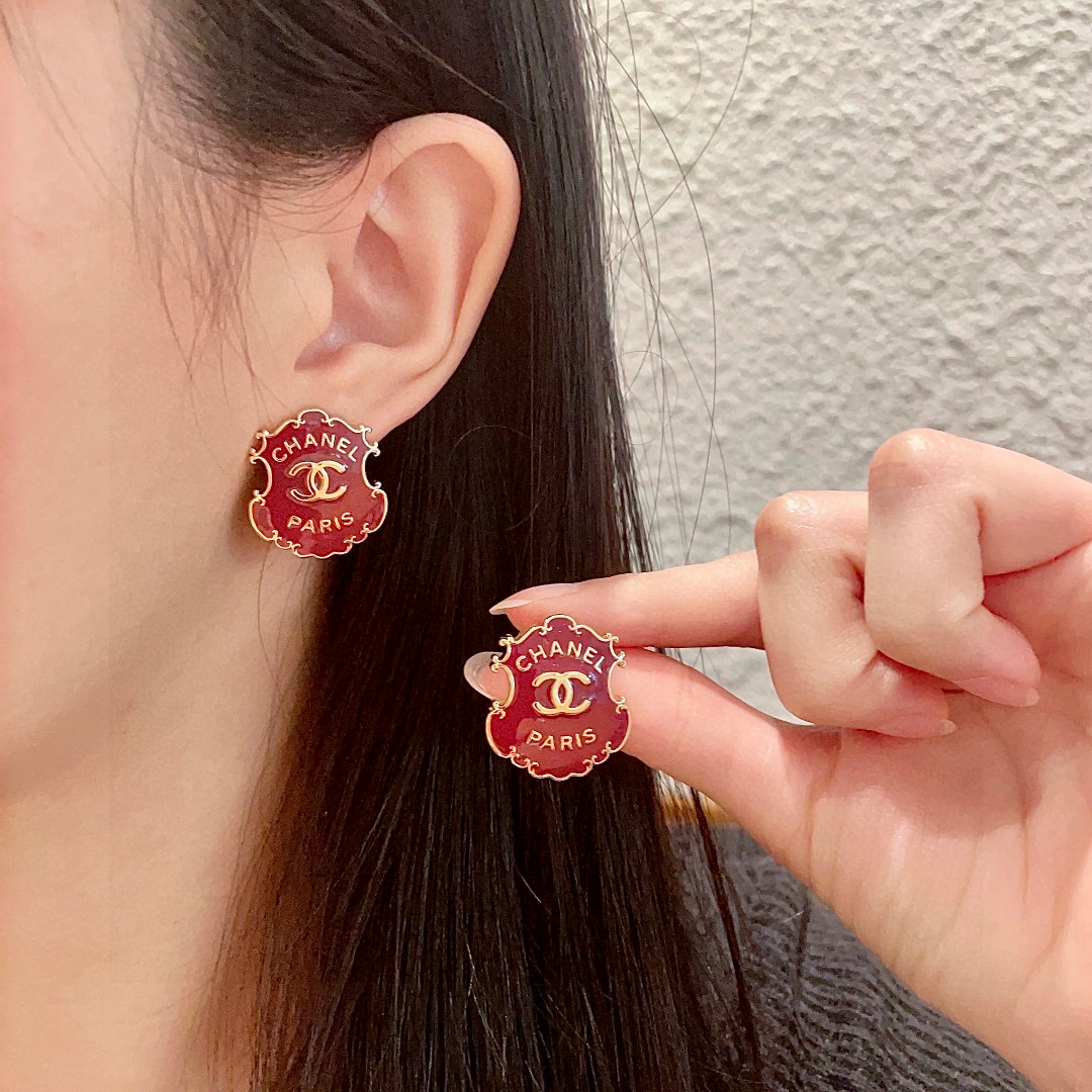 Chanel Double C Stud Earrings - cnluxepick
