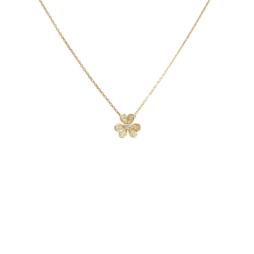 Van Cleef & Arpels Frivole Necklace 18K Yellow Gold Diamond VCARP24000