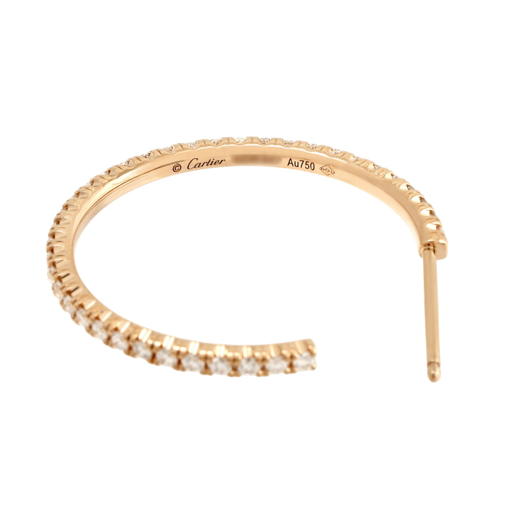 Cartier Ethancel Do Earrings 18K Rose Gold B8301246