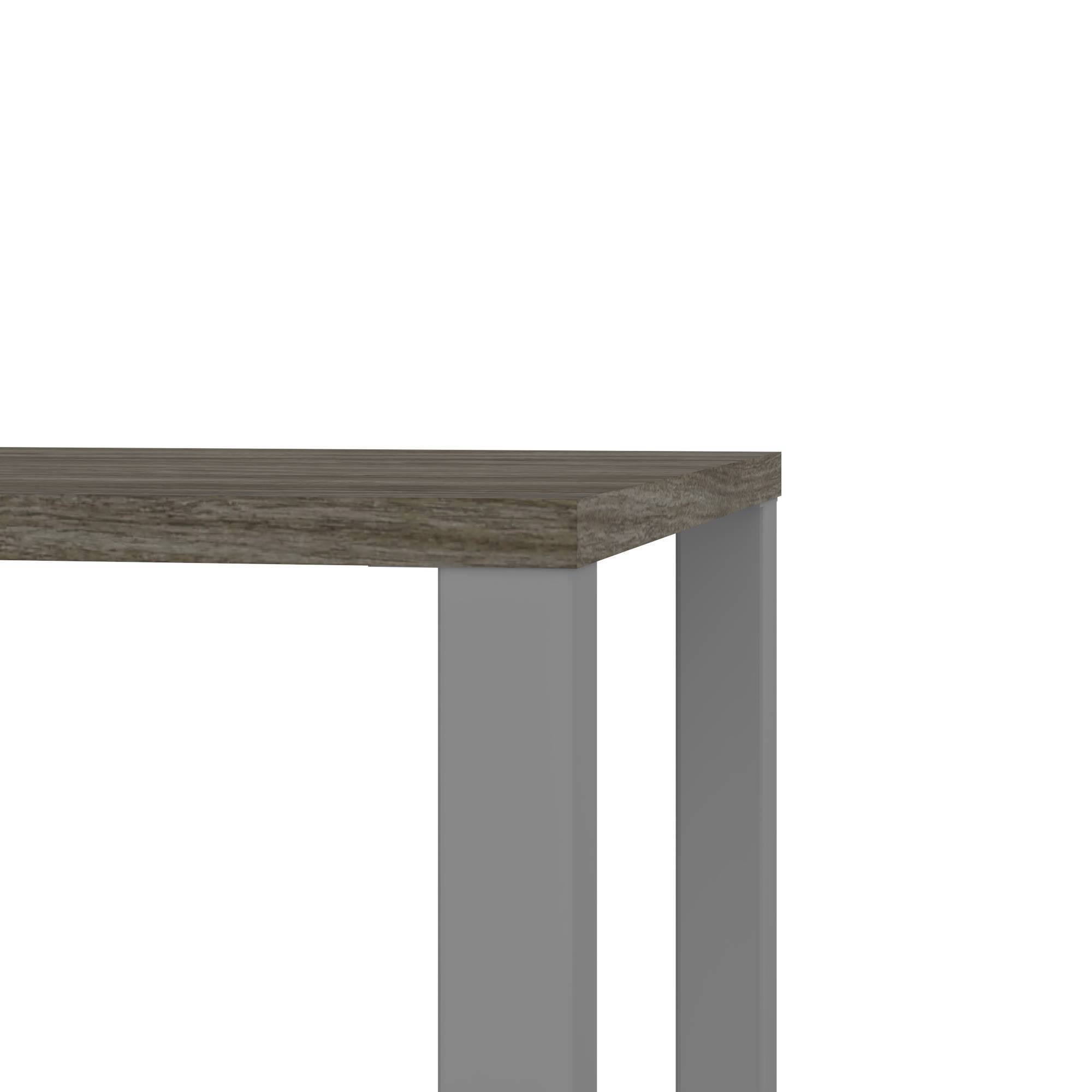Bestar Lucida End Table - Walnut Grey