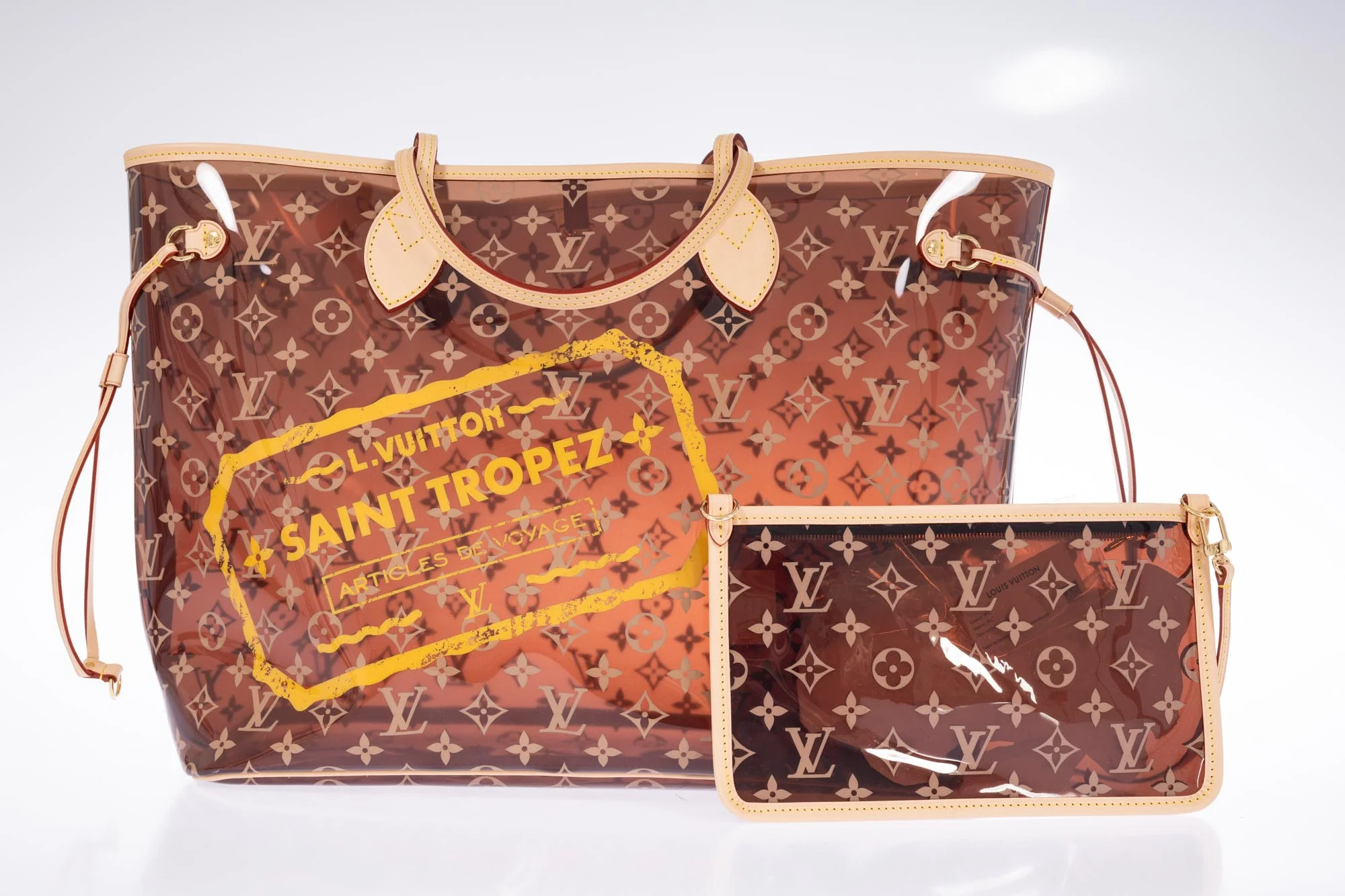 Louis Vuitton Vinyl Monogram St. Tropez Neverfull GM