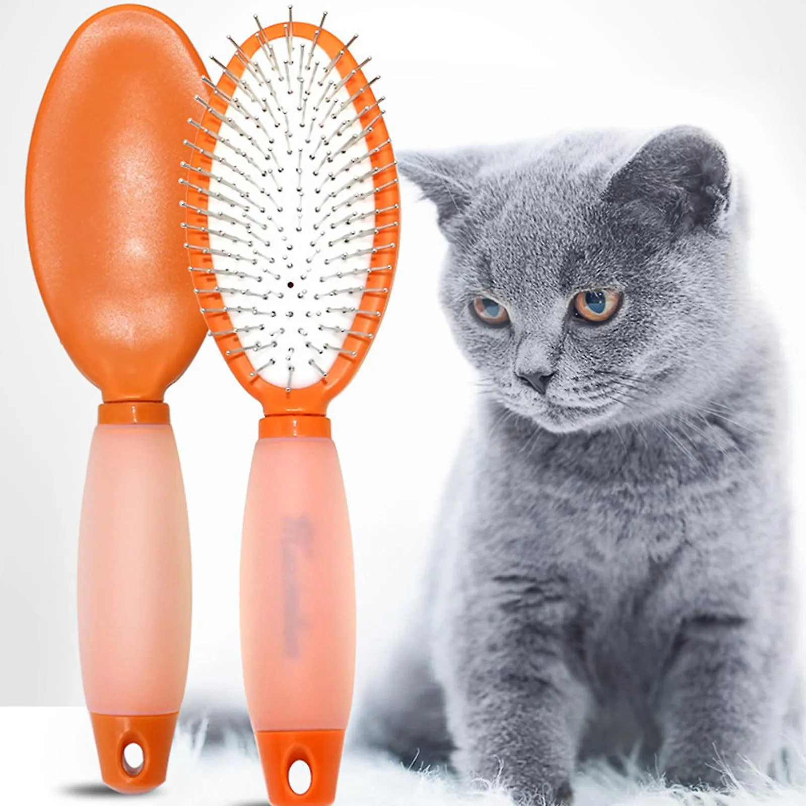 Pet Shampoo & Bath Brush Soothing Massage Rubber Comb & Bath Gloves