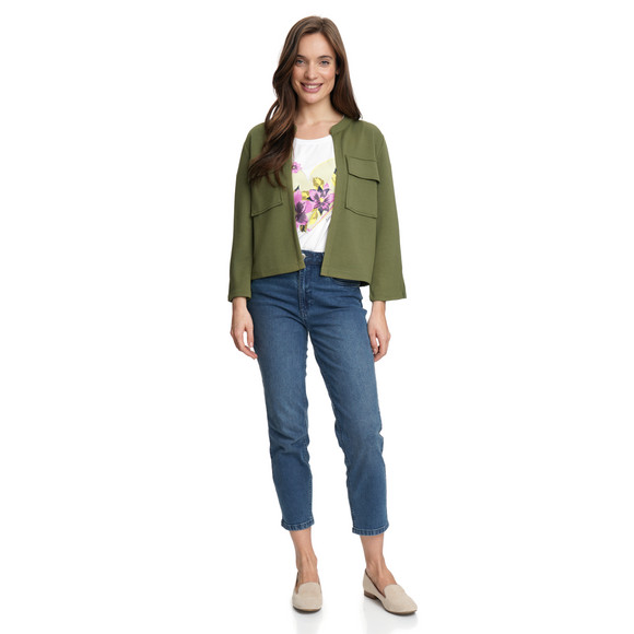 Gina Benotti Damen Sweat-Blazer aus Modal-Mix
