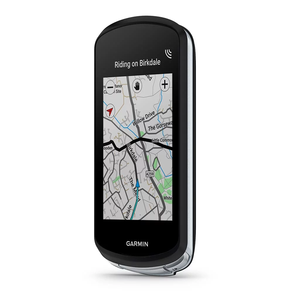 Garmin Edge 1040 Solar GPS Bike Computer with PlayBetter Tempered Glass Screen, Black Case & MTB Mounts
