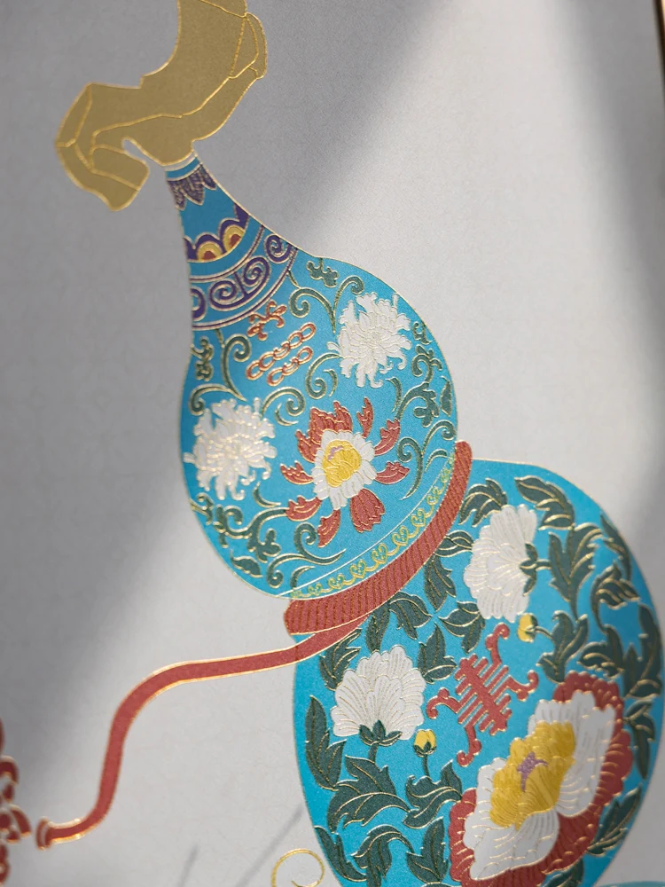 AP099 - Gold Thread Cloisonné Painting 