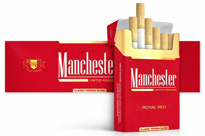 Manchester Royal Red 20s Cigarettes x 10 Packs /1 Carton