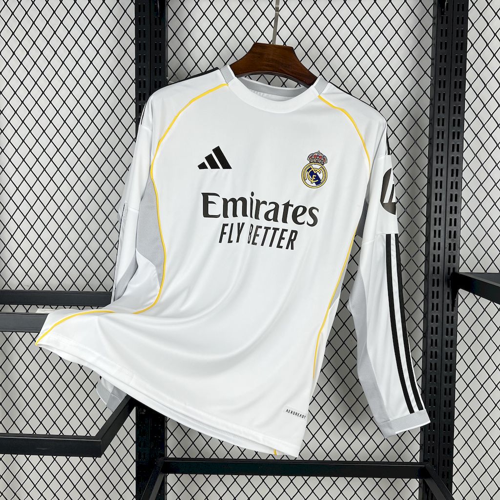 Maillot Foot Real Madrid 2025 2026 Manches Longues€38.99