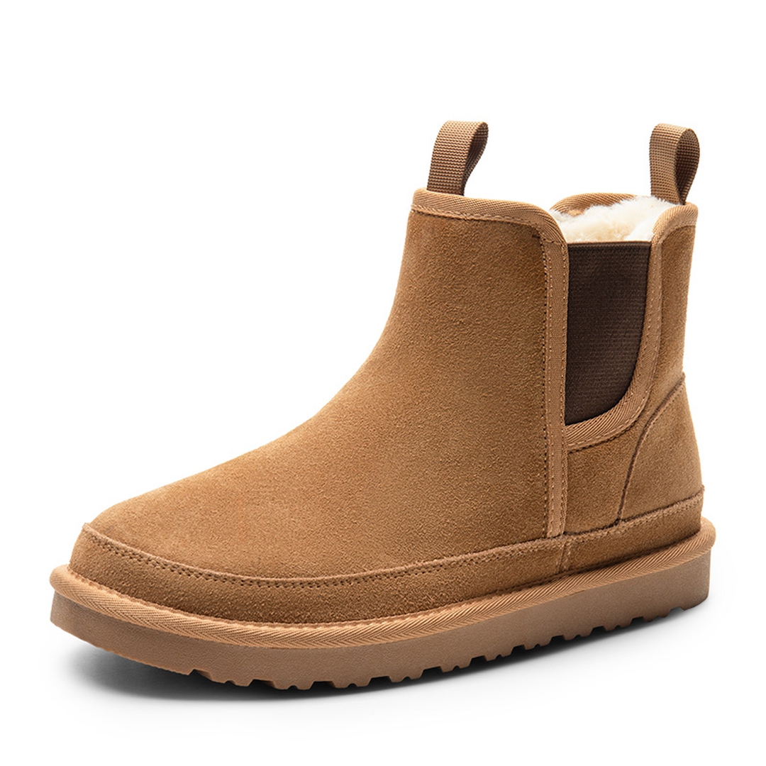 Men's Non Slip Suede Chelsea Boots