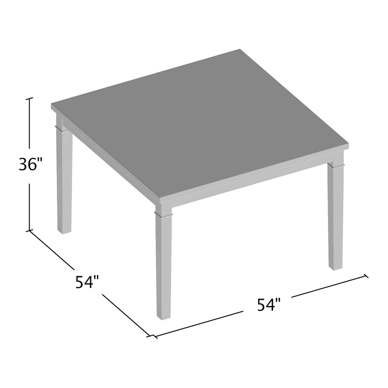 Furniture of America Larns Black Wood Counter Height Table with Faux Marble Top