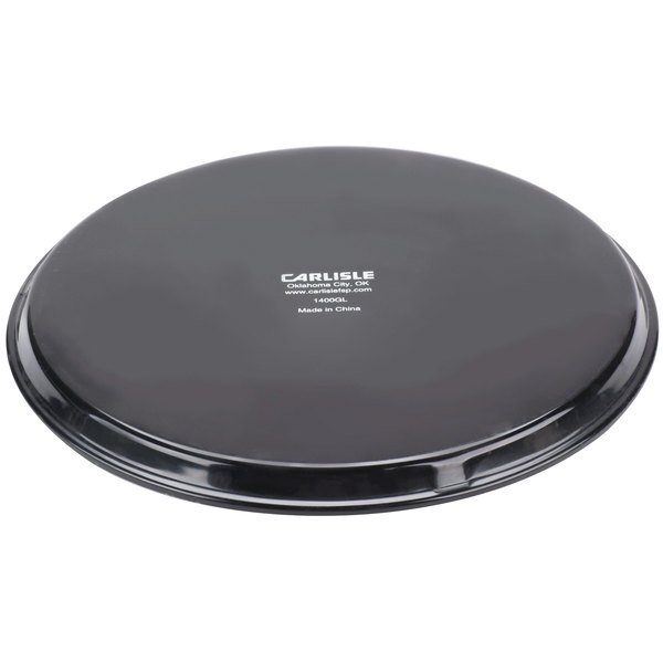 Carlisle GripLite 14 Round Black Serving Tray 86356