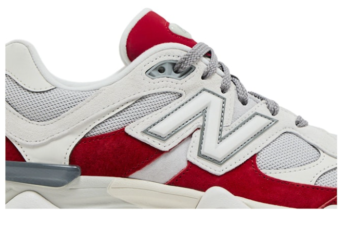 New Balance 9060 White Red U9060JBE Casual Running Sneakers