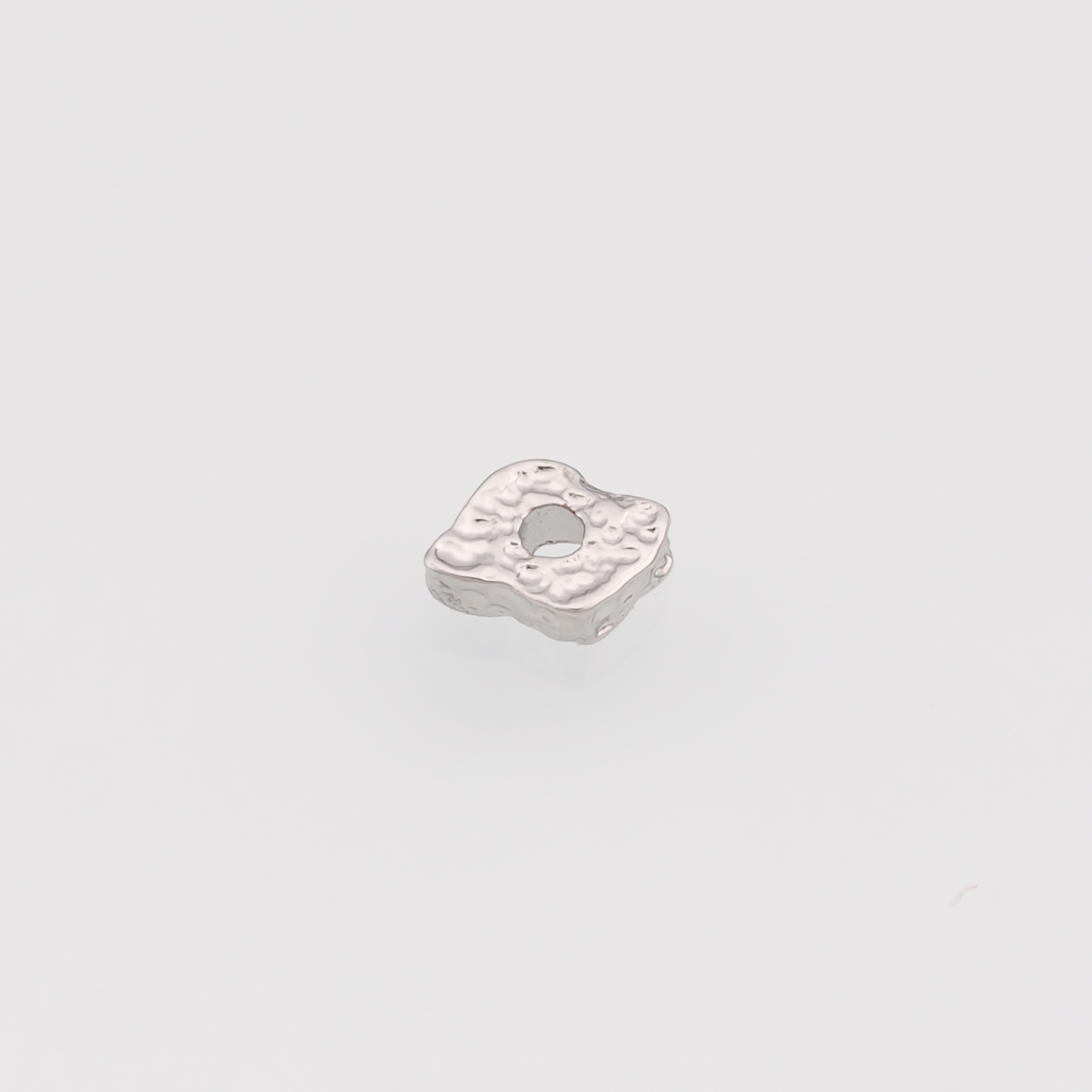 50Pcs 18K Gold Filled Geometric Spacer Beads,Irregular Bead for Bracelet Jewelry Necklace Making Supply