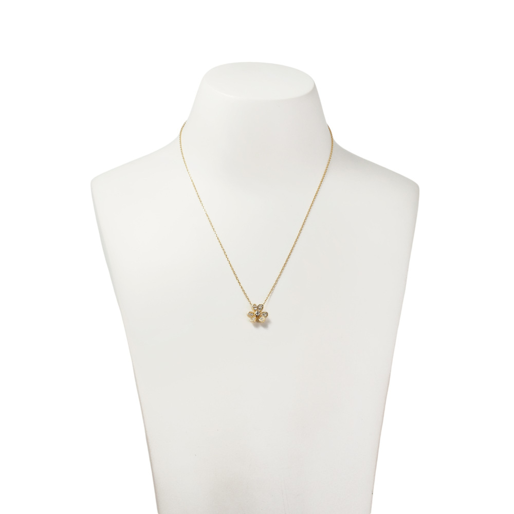 Van Cleef & Arpels Frivole Necklace 18K Yellow Gold Diamond VCARP24000