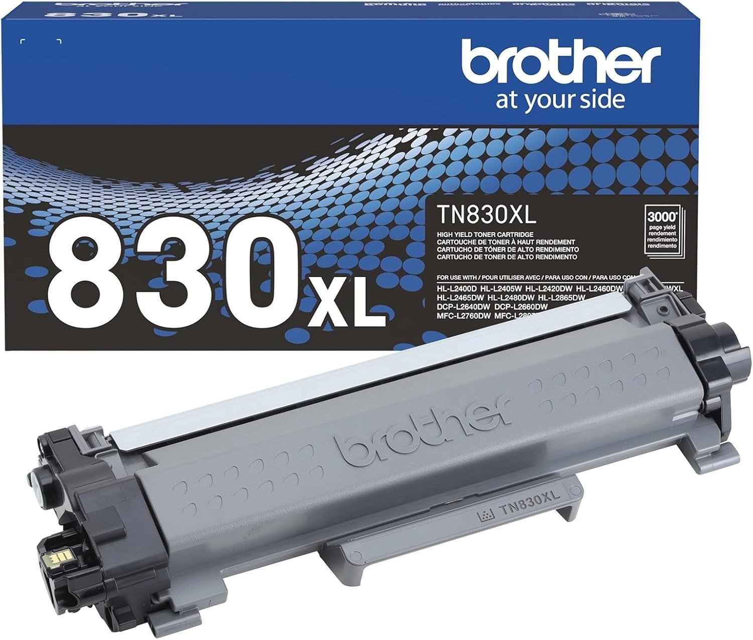 Black High Yield Printer Toner Cartridge – Print up to 3,000 Pages