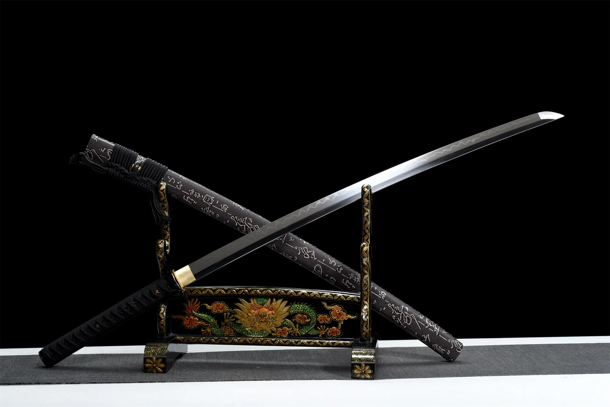 Oni Samurai Katana – T10 Clay Tempered, Full Tang