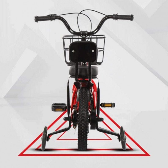 Kids Bike BMX Bike for Kids Boys Girls Bicycle Children’s Boy’s Girl’s Training Bicycle for 2-10 Years Childrens Bicycle with Flash Training Wheels and Stabilisers