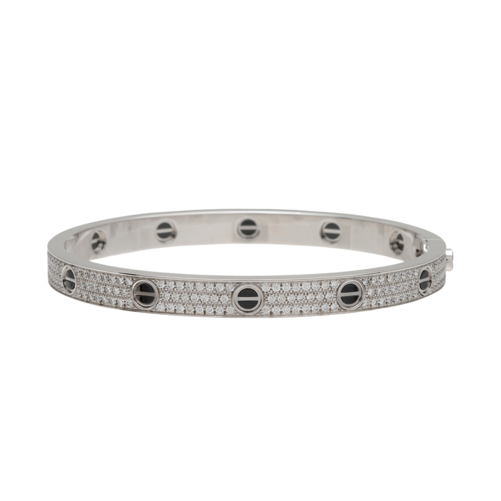 Cartier Love Classic Model Bracelet 18K White Gold N6032400