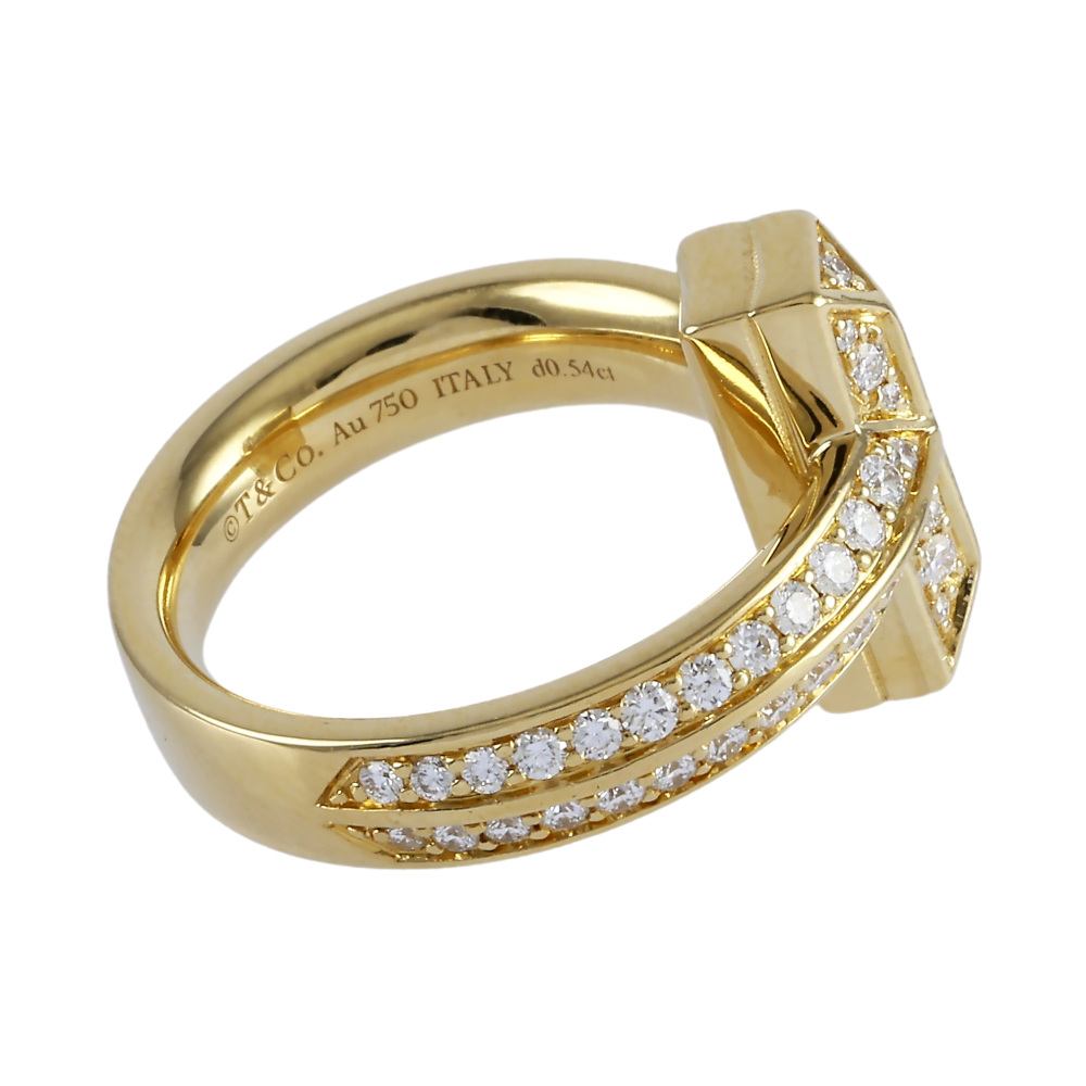 Tiffany & Co. Tiffany T One Ring 18K Yellow Gold Diamond 68169615