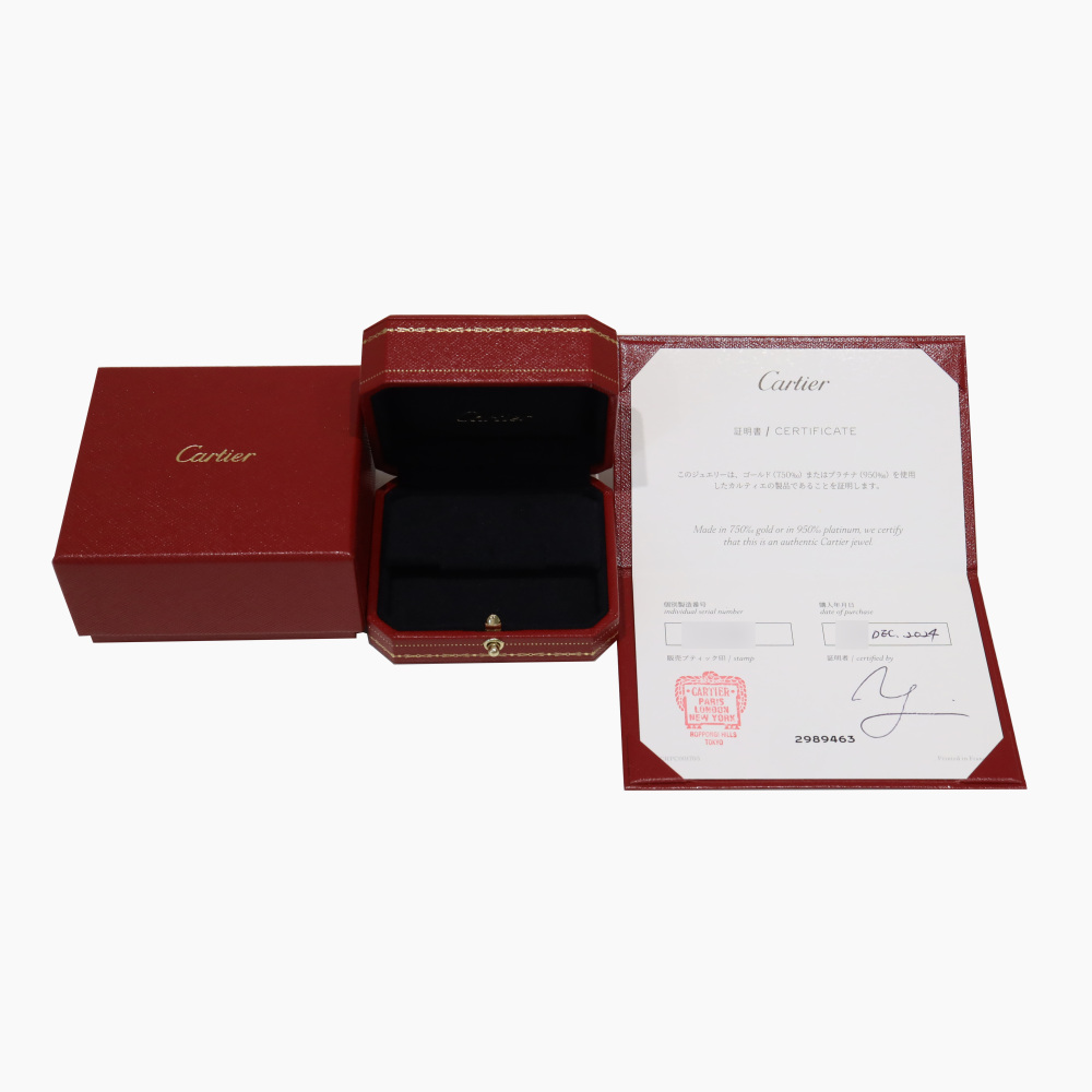 Cartier Crash Earrings 18K White Gold B8301521