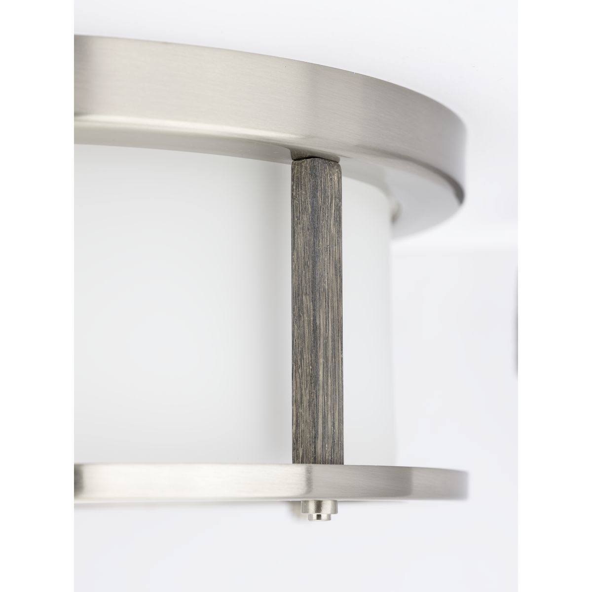 Progress Lighting P350144-020 Mast 13 in. 2-Light Antique Bronze Flush Mount