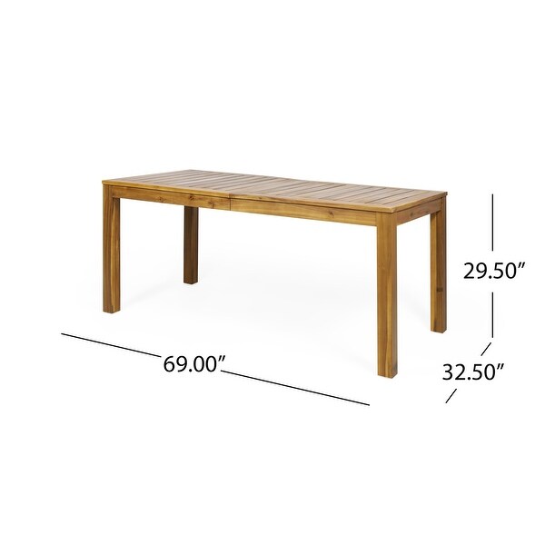 Acacia Wood DINING TABLE