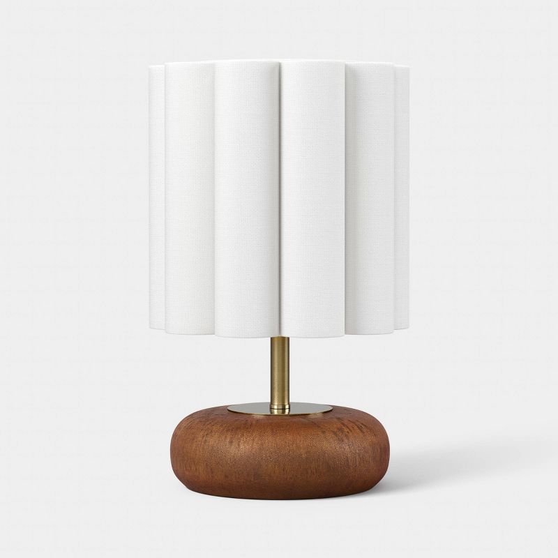 Mini Faux Wood Lamp