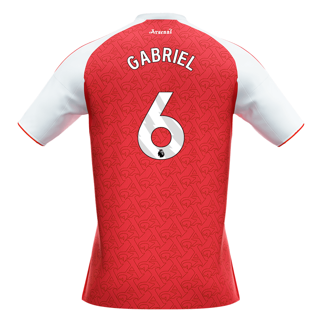 GABRIEL #6 Arsenal Home Soccer Jersey 2025/26