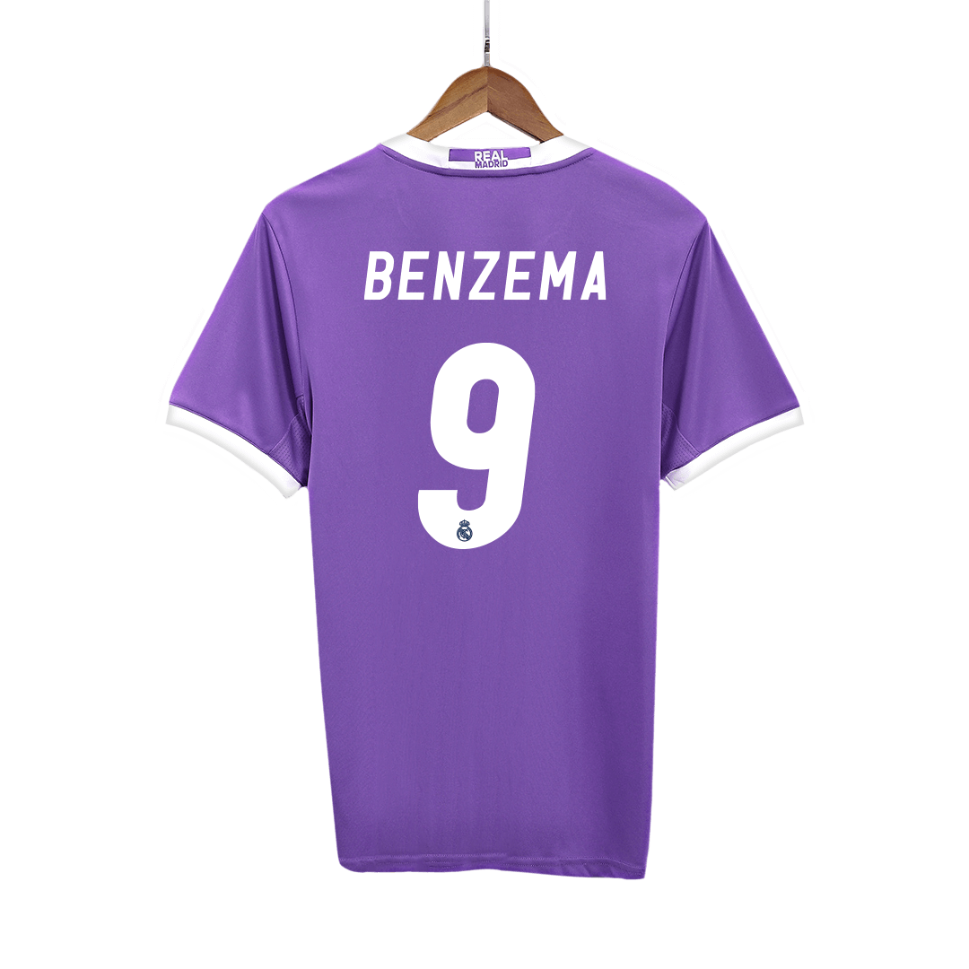 Retro Soccer Jersey BENZEMA #9 Real Madrid Away 2016/17