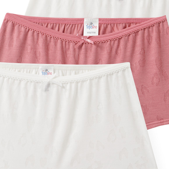 Topolino 3 Mädchen Pantys mit Ajour-Muster