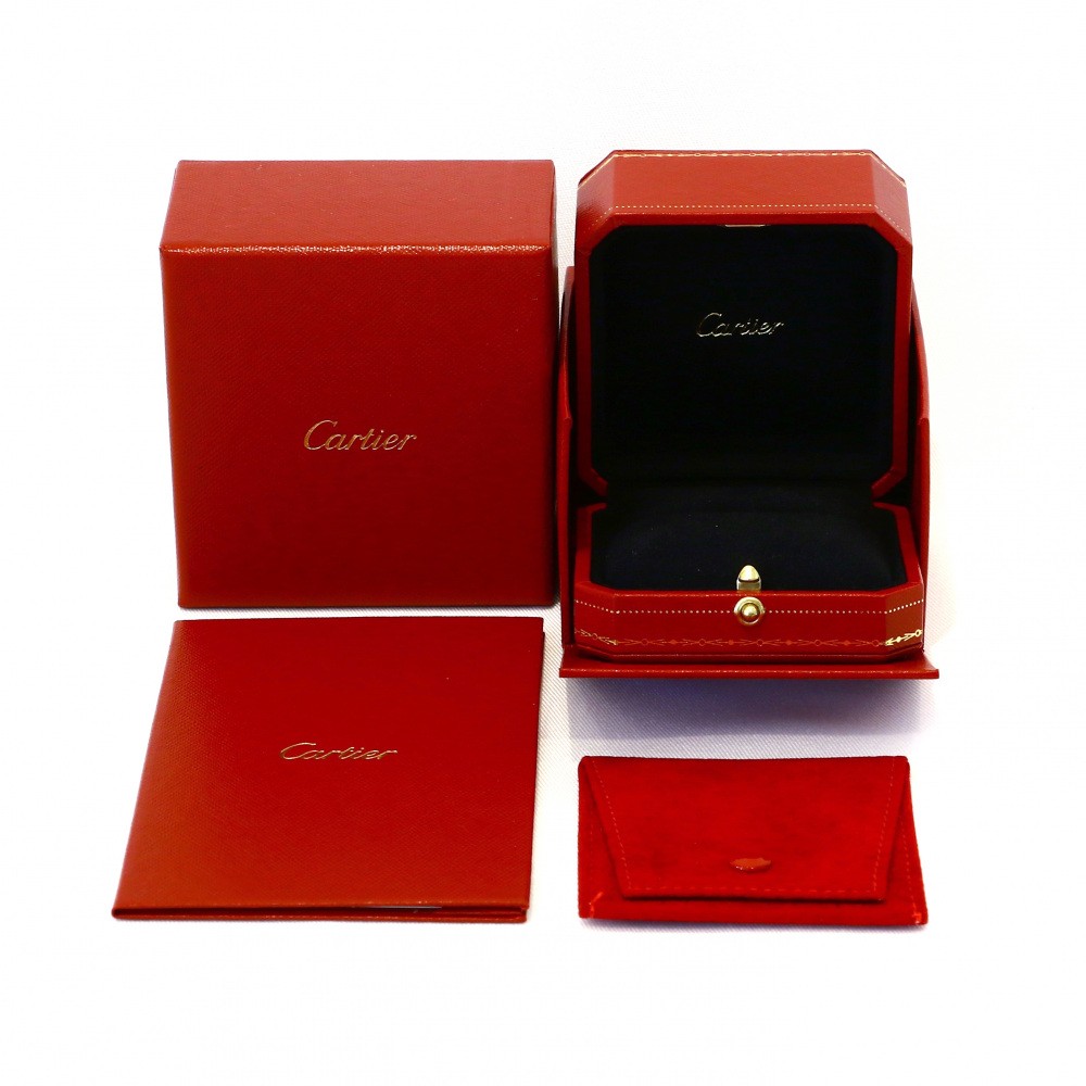 Cartier Love Sm #47 Ring 18K White Gold Diamond