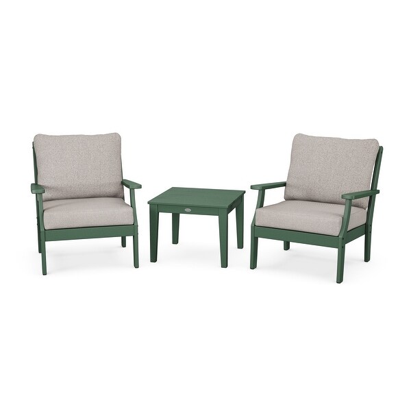 POLYWOOD Braxton 3Piece Deep Seating Set
