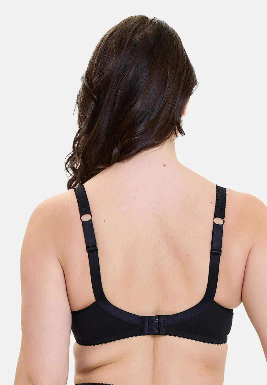 Soutien-gorge emboîtant Coton d'Arum Noir