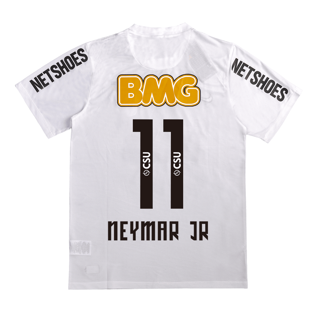 Retro Soccer Jersey NEYMAR JR #11 Santos FC Home 2012
