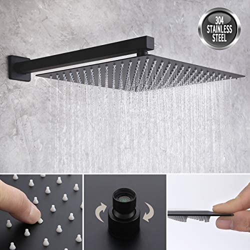 KES Shower System 12 Inch Rain Shower Head