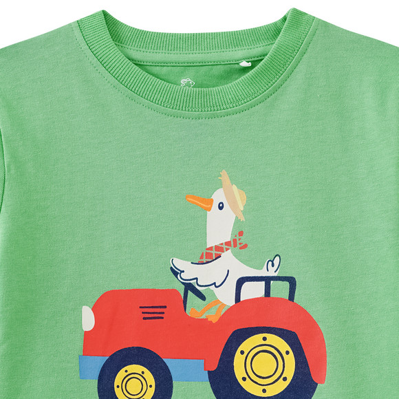 Topolino Jungen T-Shirt mit Traktor-Print