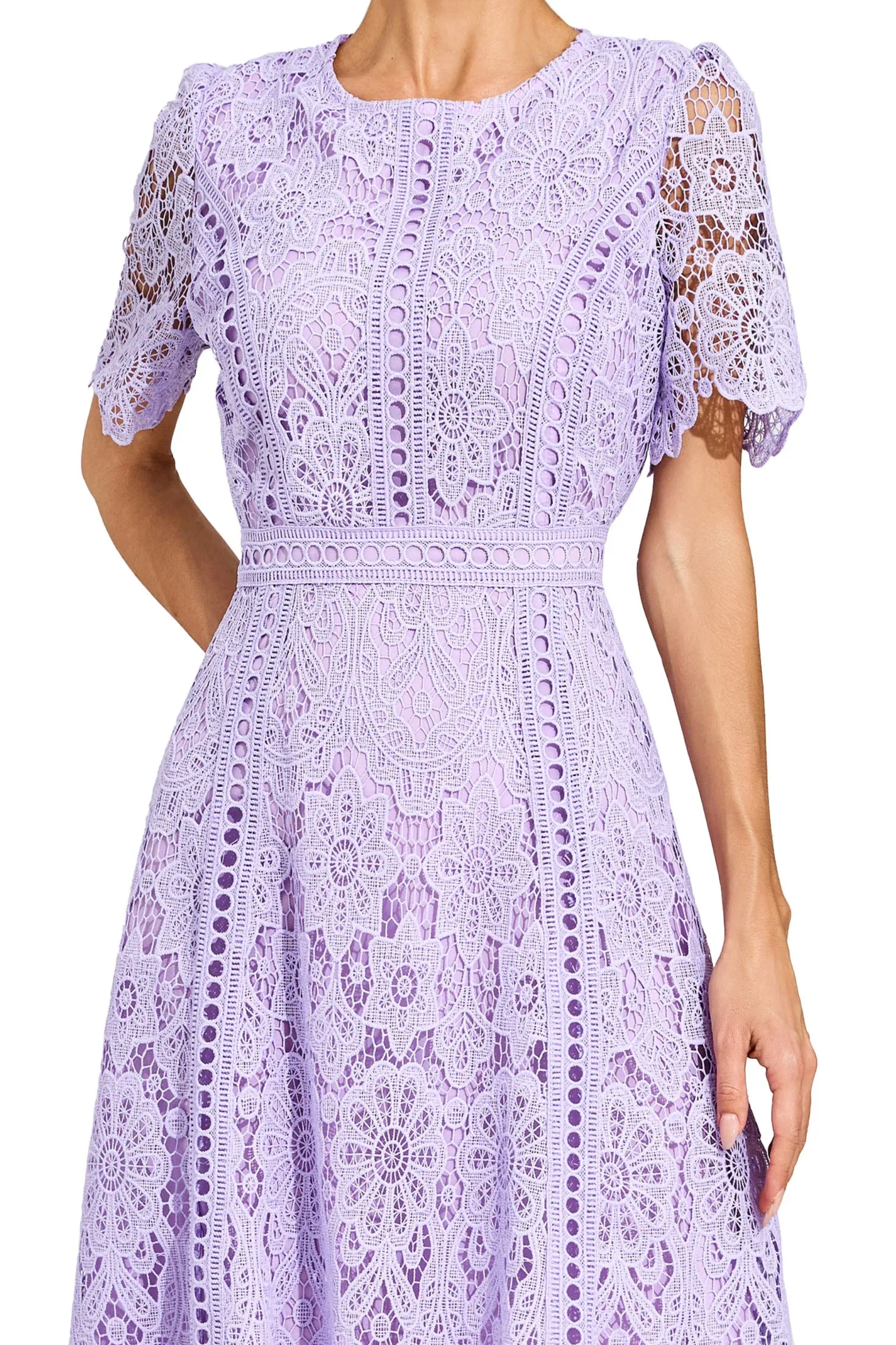 Lilac Verona Lace Dress