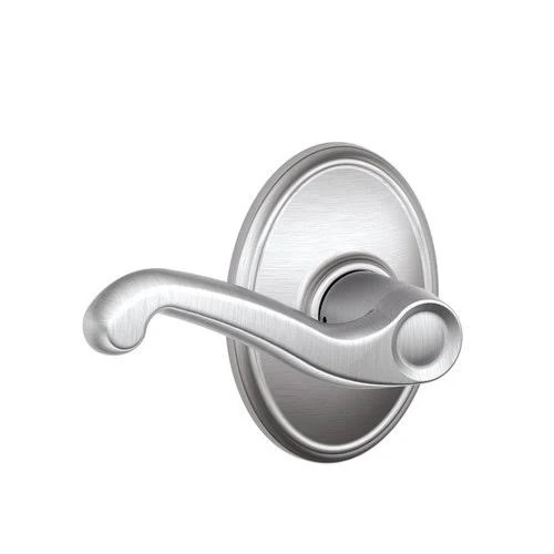 Schlage F10 Fla 613 WKF Oil Rubbed Bronze Passage Lever Lockset, Flair/Wakefield