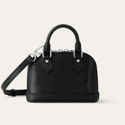 Louis Vuitton Nano Alma Epi Noir Black 7.1 Inches M81945