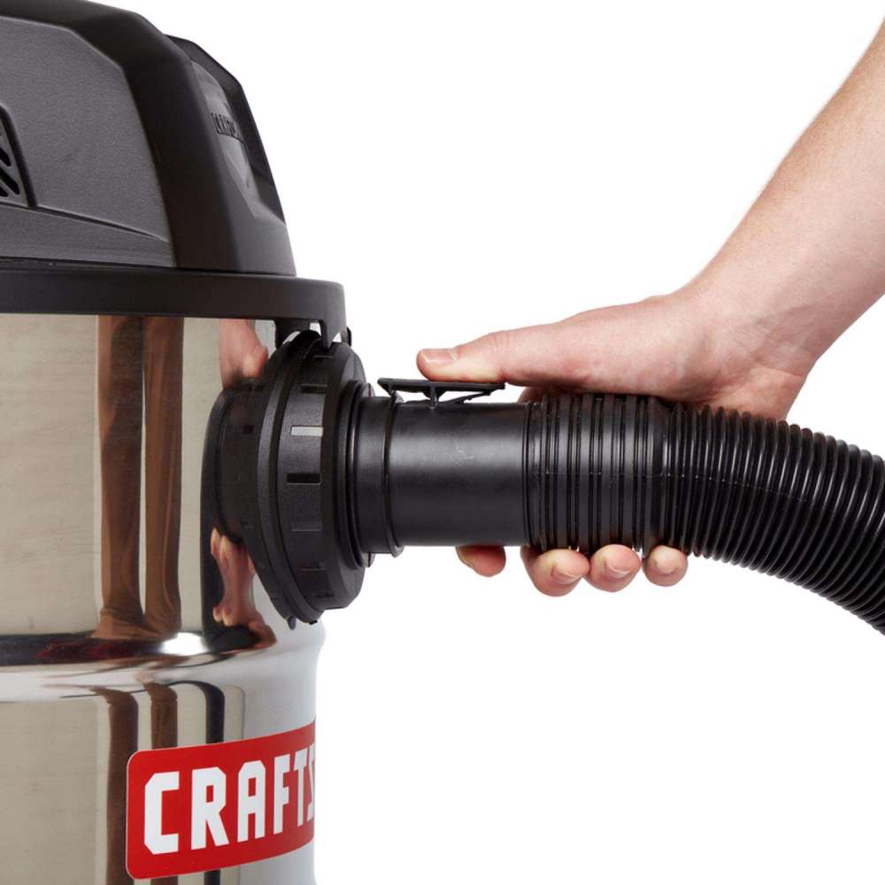 Craftsman Wet/Dry Vacuum 10 Gallon 120V 6HP Peak Stainless Steel