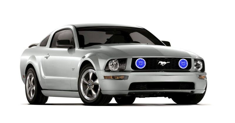 for Ford Mustang GT 2005-2009 LED Fog Halo Kit Oracle 1160-002