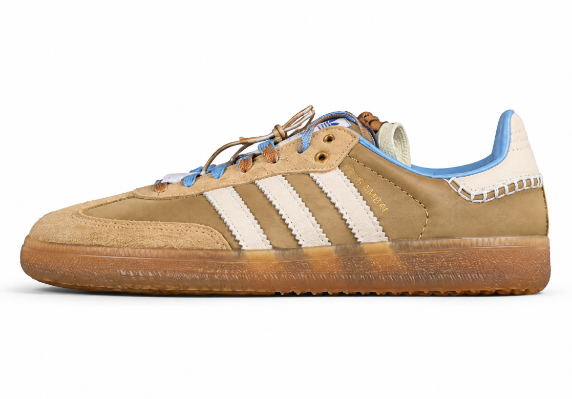 Adidas Wales Bonner X Samba Nylon Desert White/Wonder White/Ash Blue IH3261